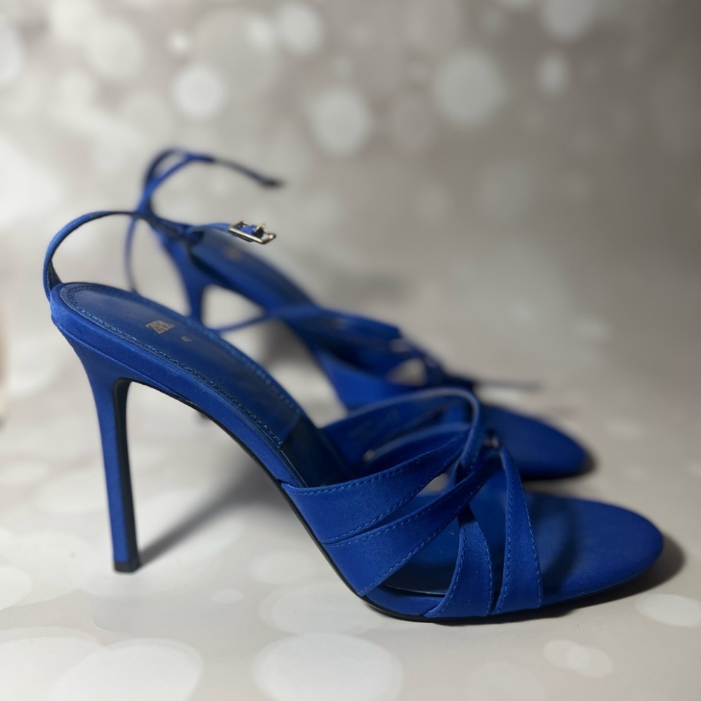Zara blue sandals